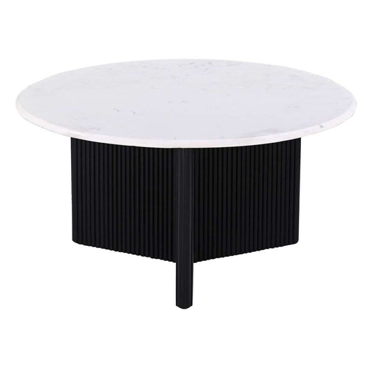 Primo International - Pearce 31 in. Mable Topped Pedestal Coffee Table - 62964 veiw 2