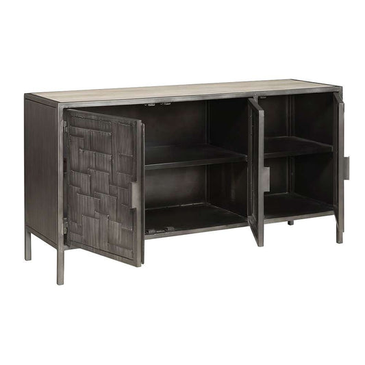 Pulaski - 3-Door Metal Sideboard - P301750 veiw 2