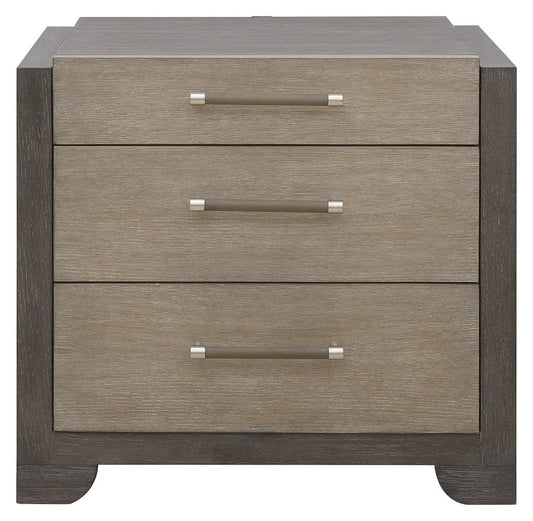 Pulaski - Anderson Park Moose Trail And Frontier Brown 3 Drawer Nightstand - P402140 view 2