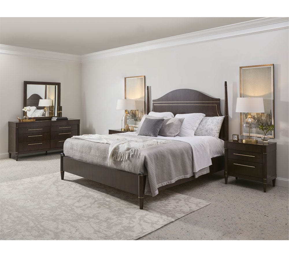 Pulaski - Asher Park King Poster Bed - P393-BR-K4
