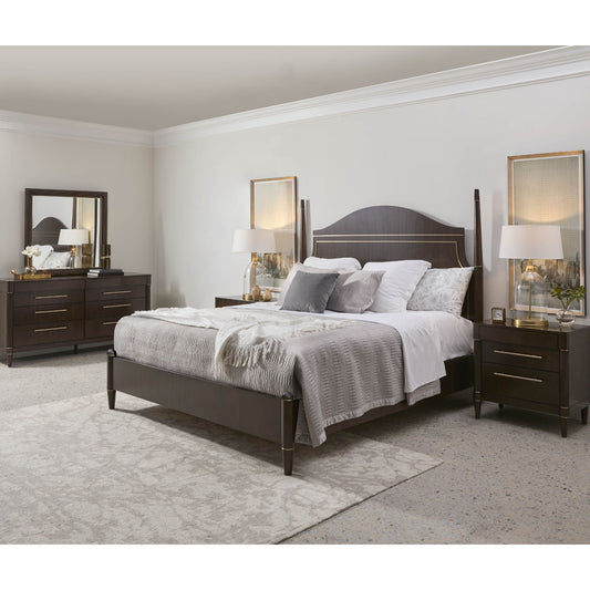 Pulaski - Asher Park Queen Poster Poster Bed - P393-BR-K2