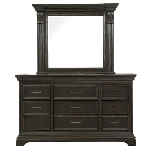 Pulaski - Caldwell Dresser/Mirror - P012-BR-K7 veiw 2