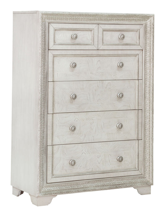 Pulaski - Camila Creamy White 6 Drawer Chest - P269124S view 2