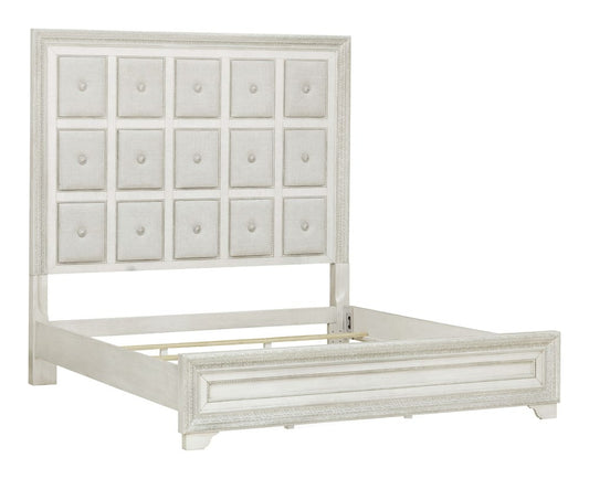 Pulaski - Camila Creamy White King Upholstered Bed - P269-BR-K3 view 2