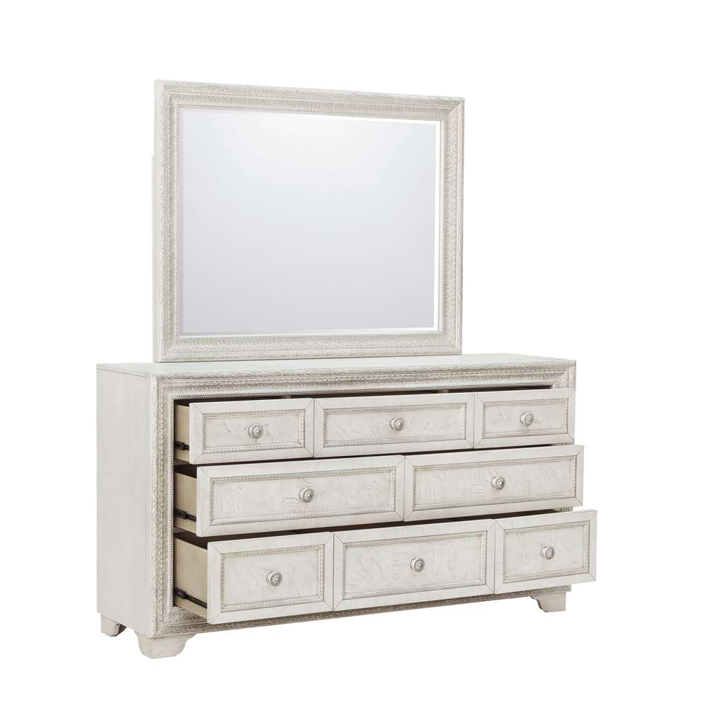 Pulaski - Camila Dresser and Mirror - P269-BR-K7 veiw 6
