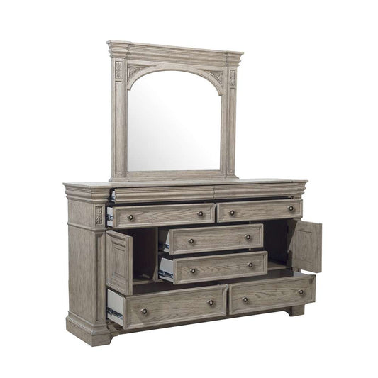 Pulaski - Kingsbury Dresser and Mirror - P167-BR-K7 veiw 2