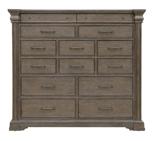 Pulaski - Madison Ridge Brown 14 Drawer Master Chest - P413127 veiw 2