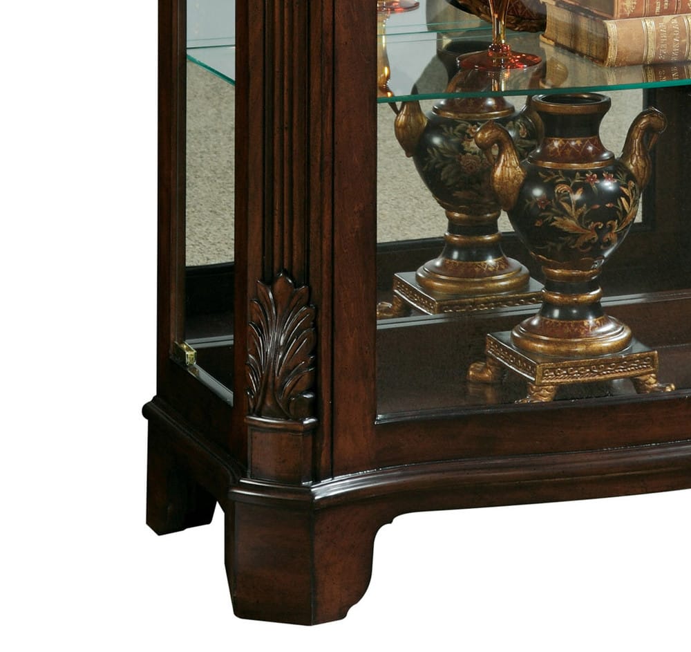Pulaski Mantel Curio In Brown Color 21429 View 4