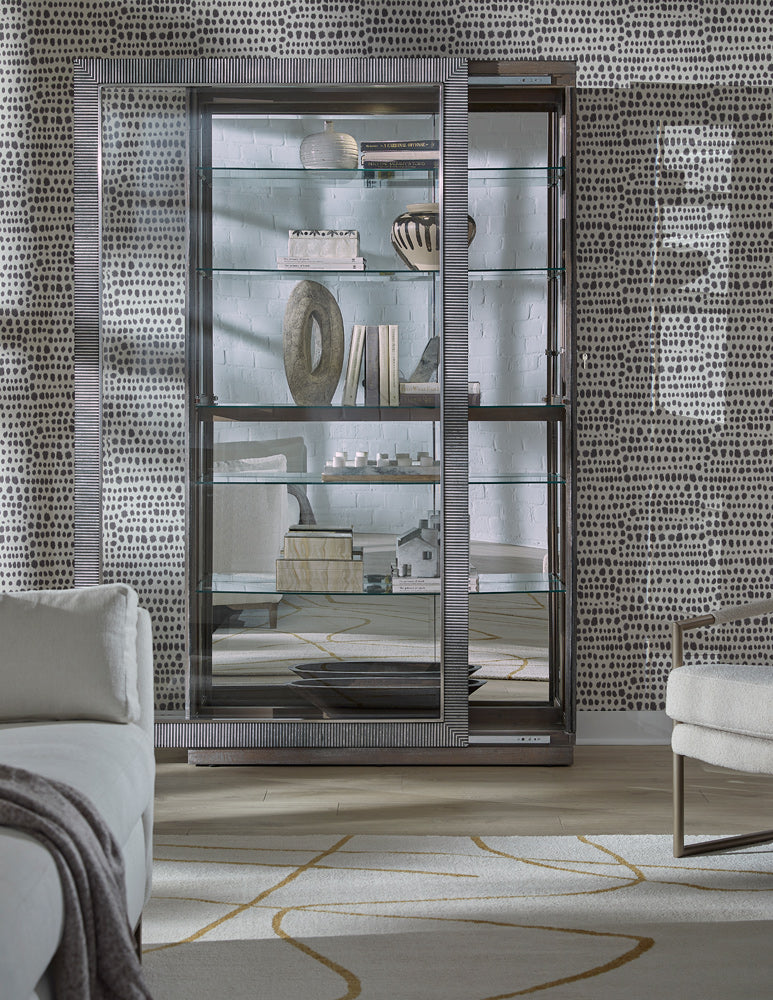 Pulaski - Modern Sliding Door Curio Cabinet - P021793 view 10