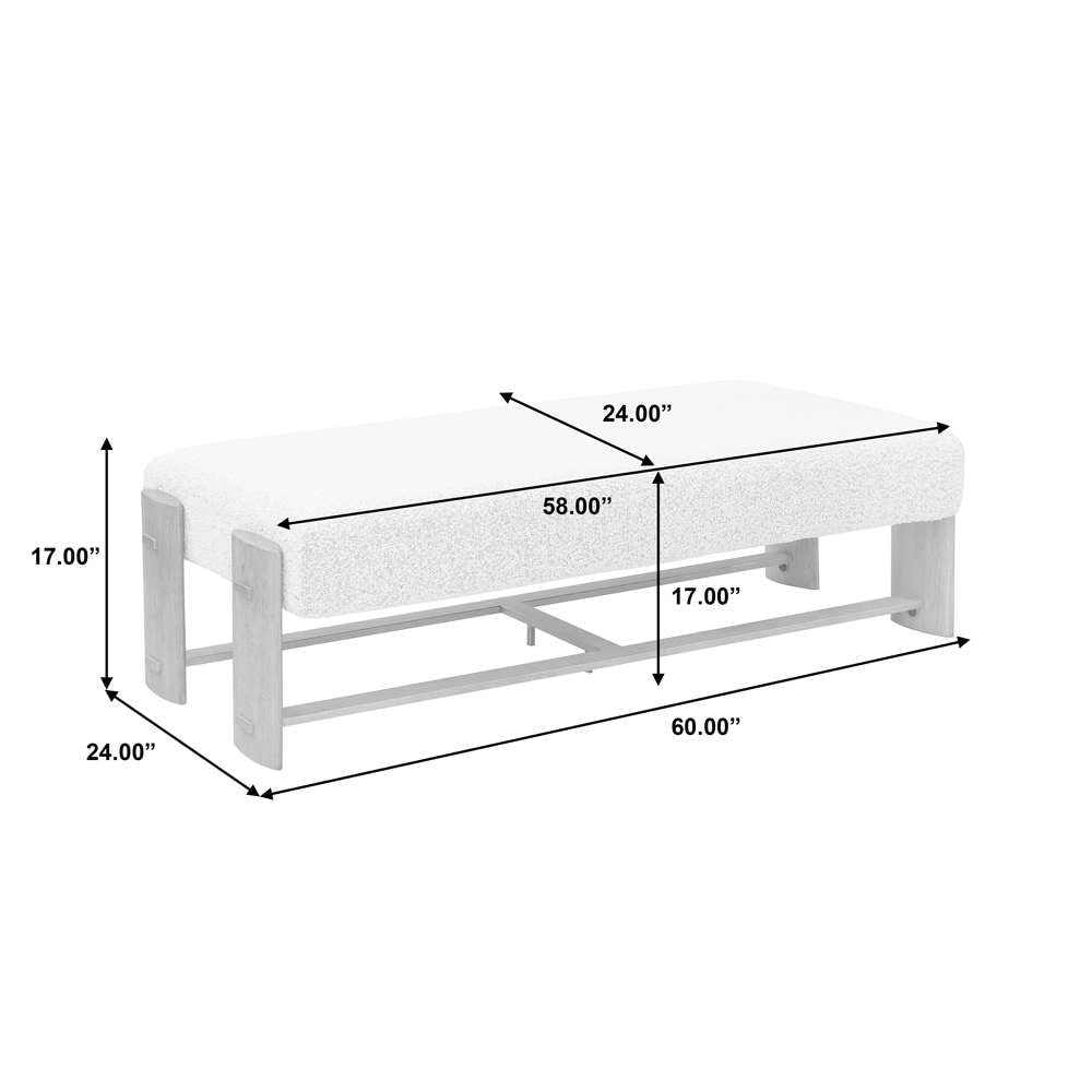Pulaski - Modern Upholstered Ottoman - P301562_CLOSEOUT veiw 7
