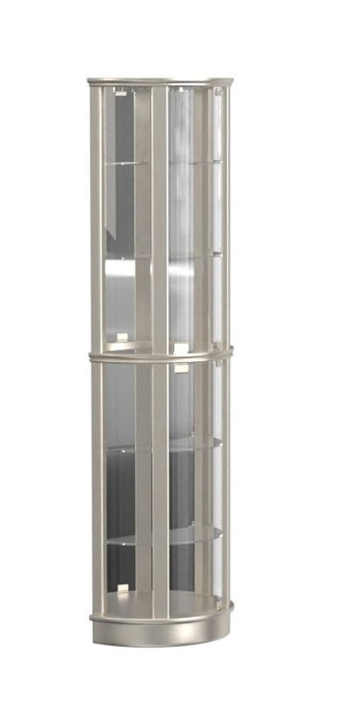 Pulaski - Platinum Glass Door Curio - 21395 view 2