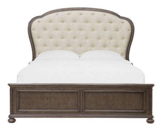 Pulaski - Saddle Creek Timber Brown California King Upholstered Bed - P412-BR-K6 view 2