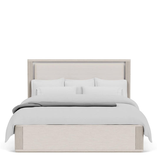 Riverside Furniture - Alexis - Queen Uph Panel Bed - Latte Essence view 2