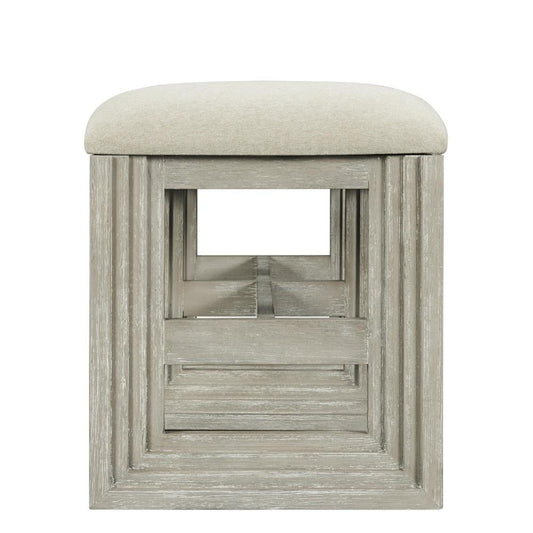 Riverside Furniture - Cascade Upholstered Dining Bench - 73444 veiw 2
