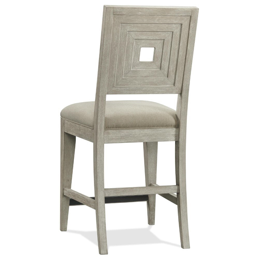 Riverside Furniture - Cascade Upholstered Wood Back Counter Stool (Set of 2) - 73443 veiw 4