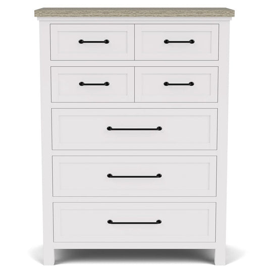 Riverside Furniture - Cora - 5-Drawer Chest - Cloud/Fog - 37295 view 2