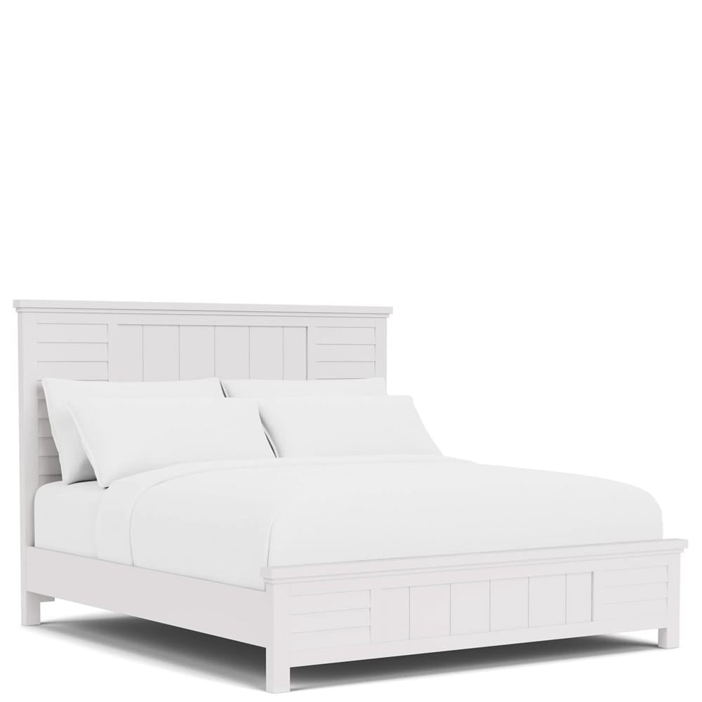 Riverside Furniture - Cora - Queen Louver Bed - Cloud view 1