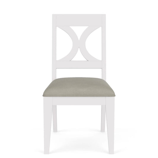Riverside Furniture - Cora - X Back Side Chair - Cloud - 37220 view 2
