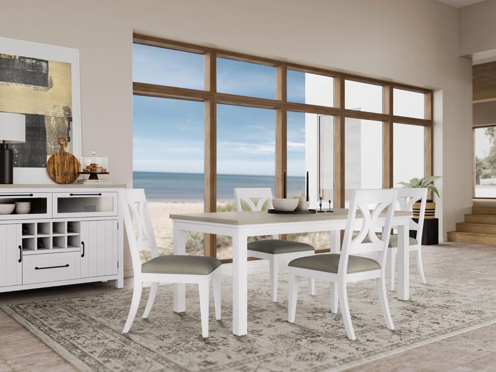 Riverside Furniture - Cora - X Back Side Chair - Cloud - 37220 view 7