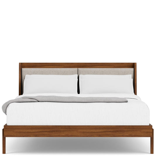 Riverside Furniture - Elsie - Queen Platform Bed - Classic Walnut view 2