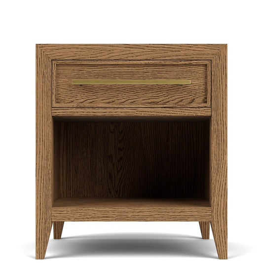 Riverside Furniture - Halbrooke - 1-Drawer Nightstand - Nutmeg Oak - 51868 view 2