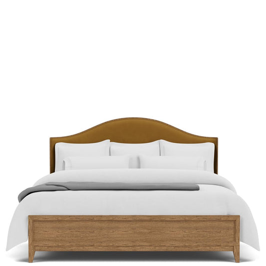 Riverside Furniture - Halbrooke - Queen Uph Bed - Nutmeg Oak view 2