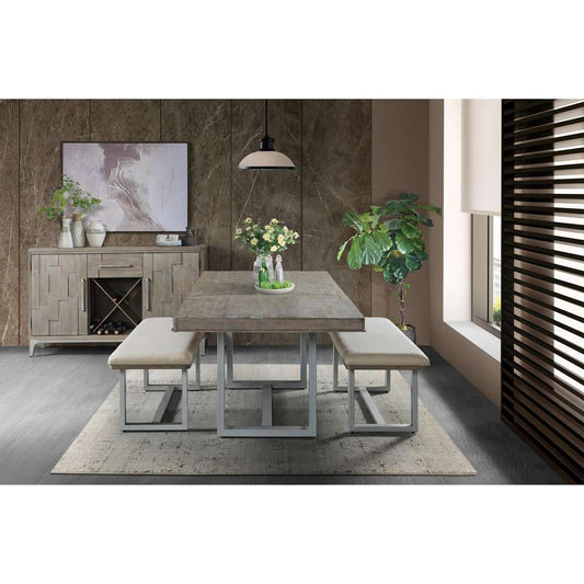 Riverside Furniture - Intrigue Uph Dining Bench - 39359 veiw 2