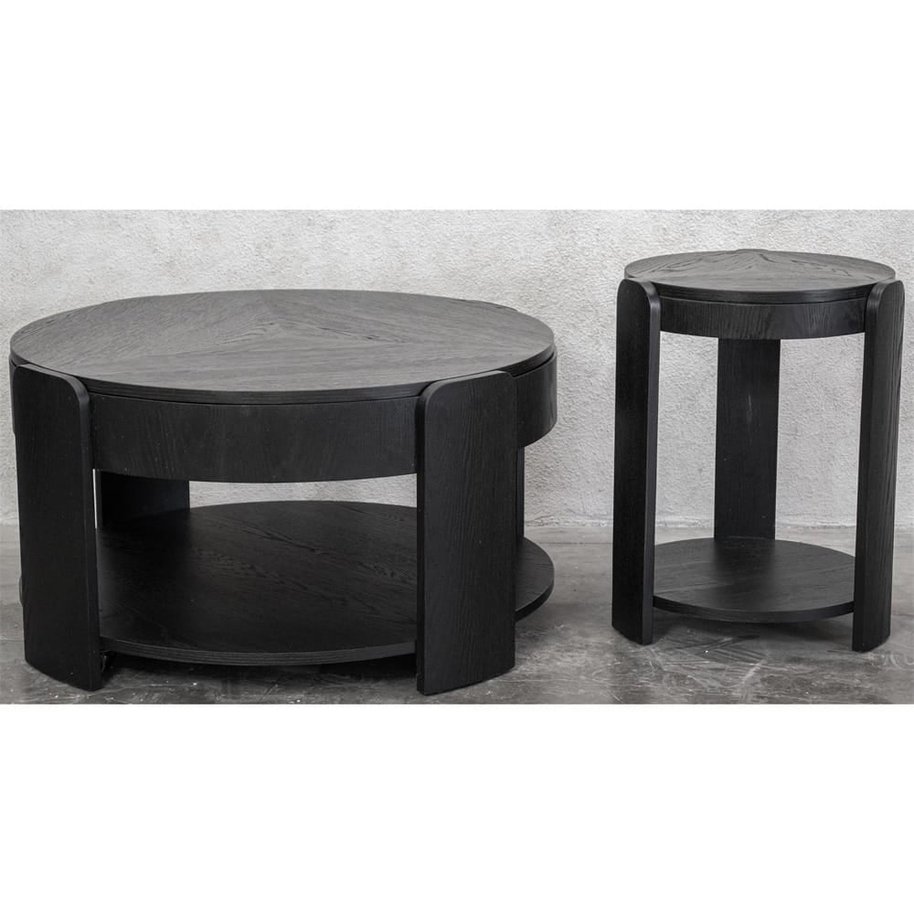 Riverside Furniture - Jaylon - End Table - Midnight Oak - 31309 view 6