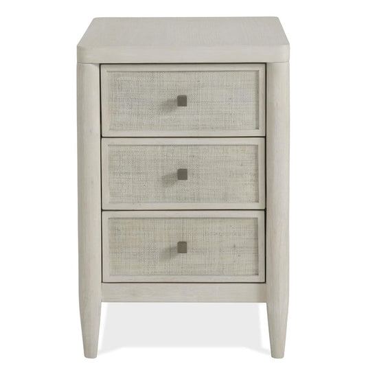 Riverside Furniture - Maren - Chairside Table - White Sand - 18212 view 2