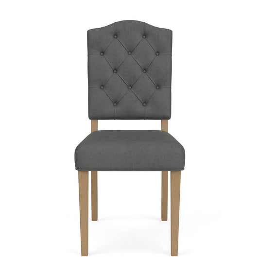 Riverside Furniture - Mix-N-Match Chairs - Buton Tuft Uph Chr 2in-Sl - Slate - 92632 view 2