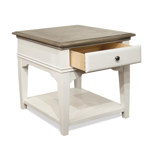 Riverside Furniture - Myra Leg Side Table - 59508 veiw 2