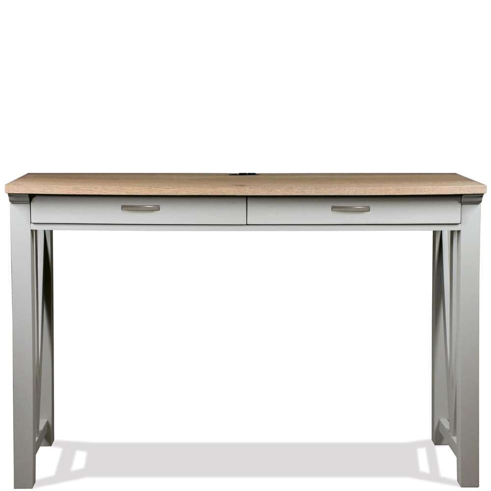Riverside Furniture - Osborne Nesting Desk in Timeless Oak/gray Skies - 1213312133_riverside veiw 5