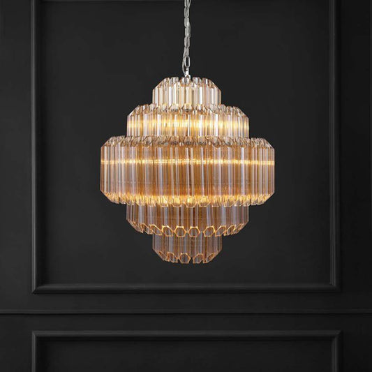 Safavieh - Couture - Adaline Glass Chandelier - Nickle - CTL1056A veiw 2
