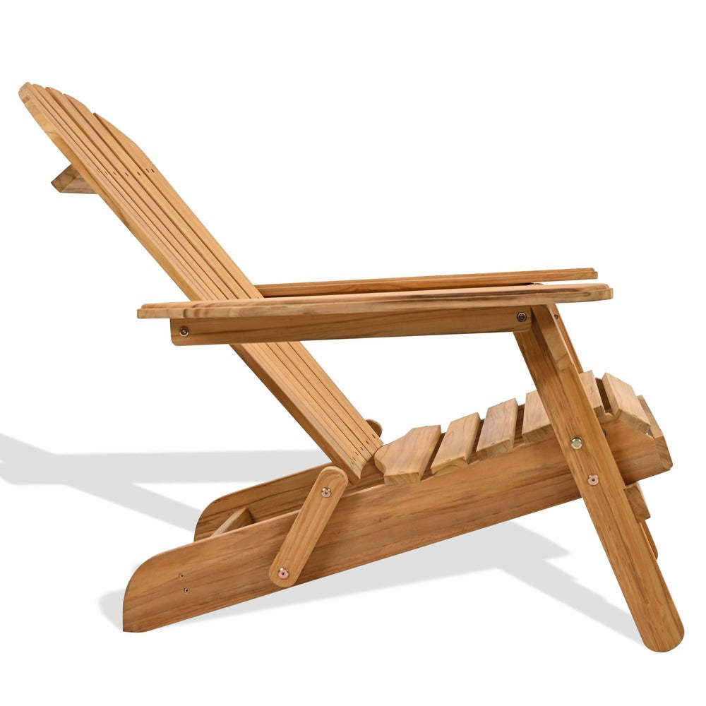 Safavieh - Alani Brazilian Teak Adirondack Chair / Natural - CPT1062A view 4