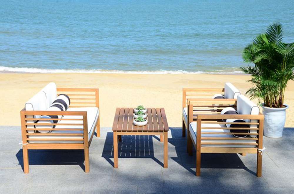 Safavieh - Alda 4 Piece Set - Natural - Bge + Bolster P - PAT7033C veiw 1