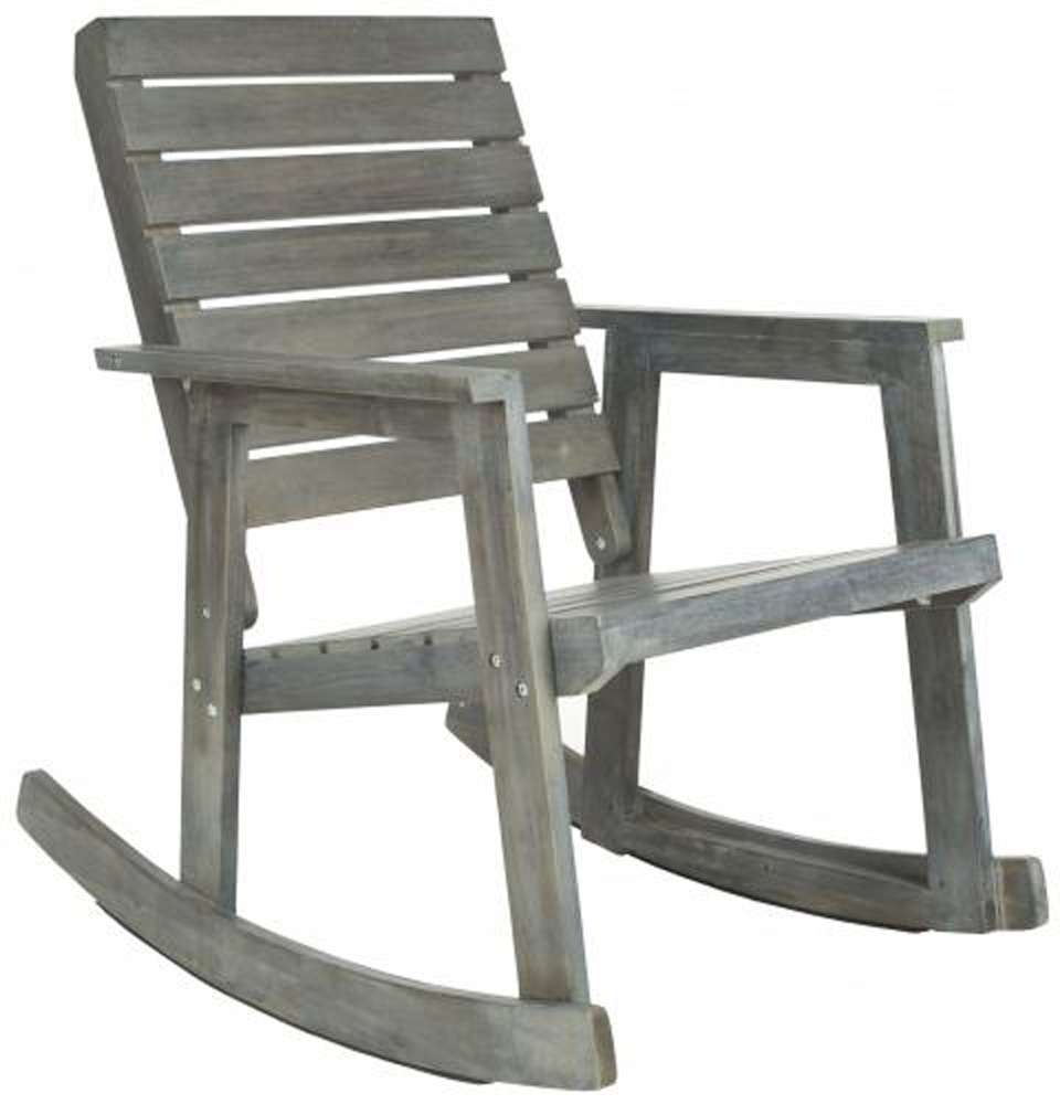 Safavieh - Alexei Rocking Chair - Ash Grey - FOX6702A veiw 3
