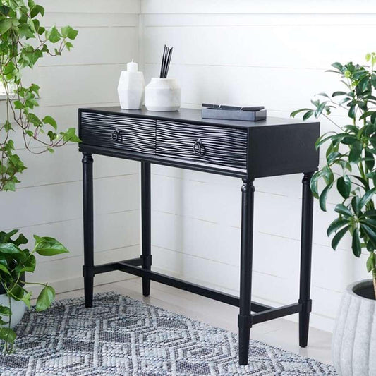 Safavieh - Aliyah 2Drw Console Table - Black - CNS5729A veiw 2