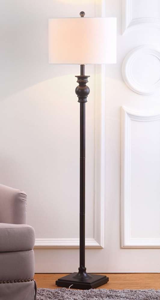 Safavieh - Alphie Floor Lamp - Brown - LIT4344A veiw 1