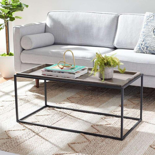 Safavieh - Andey Coffee Table - Brown - Black - COF2001A veiw 2