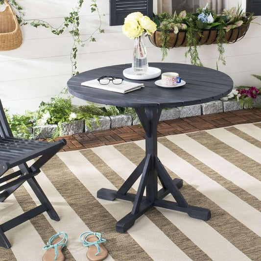 Safavieh - Arcata Round Table - Dark Slate Gray - PAT6735K veiw 2