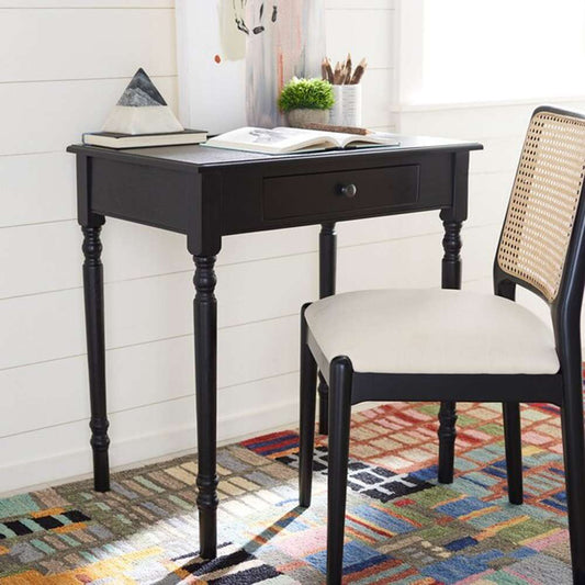 Safavieh - Arina 1 Drawer Desk - Black - DSK5710C view 2