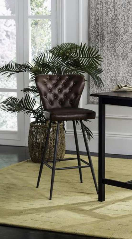 Safavieh - Aster Bar Stool - Burgundy (Set of 2) - FOX1703A-SET2 veiw 1