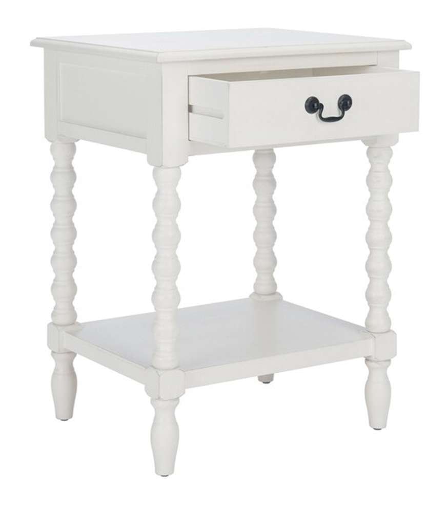 Safavieh - Athena Accent Table - Distressed White - ACC5703A veiw 4