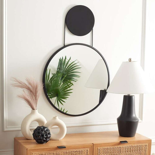 Safavieh - Aura 24in Mirror - Matte Black - MRR3071A veiw 2