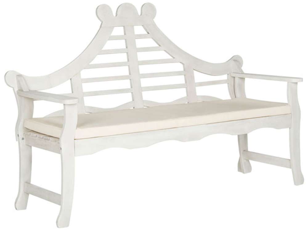 Safavieh - Azusa Bench - Antique - White - PAT6741C veiw 3