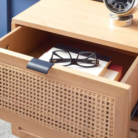 Safavieh - Baisley 2Drw Rattan Night Stand - Natural - NST5003A veiw 2