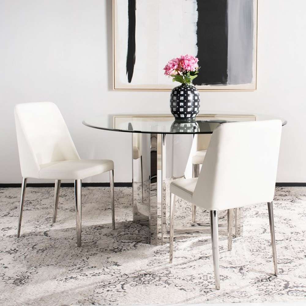 Safavieh - Baltic Side Chair - White (Set of 2) - FOX2012A-SET2 veiw 2