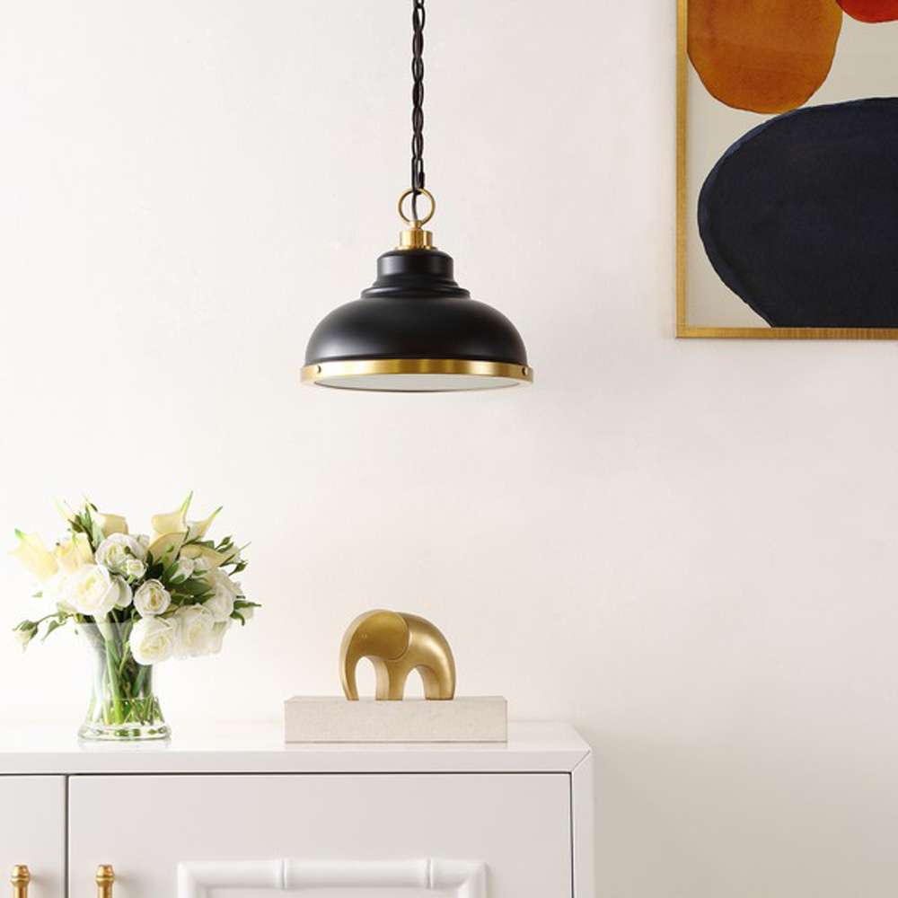 Safavieh - Bastion 11.75 Inch Pendant - Black - Brass - PND4137A veiw 2