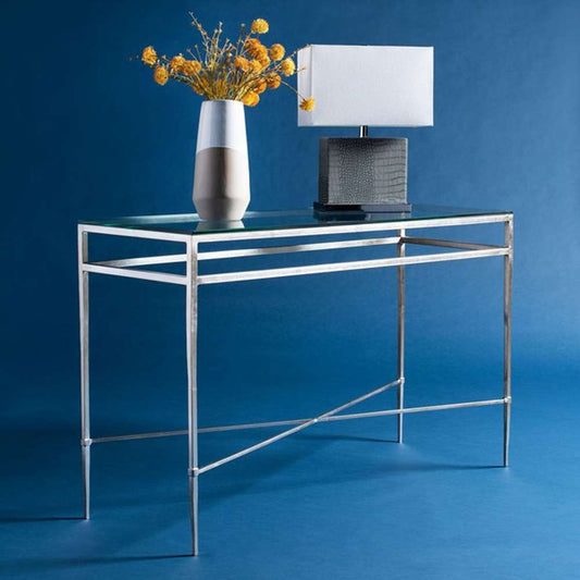 Safavieh - Couture - Baumgarten Console Table - Silver - AMH8305B veiw 2