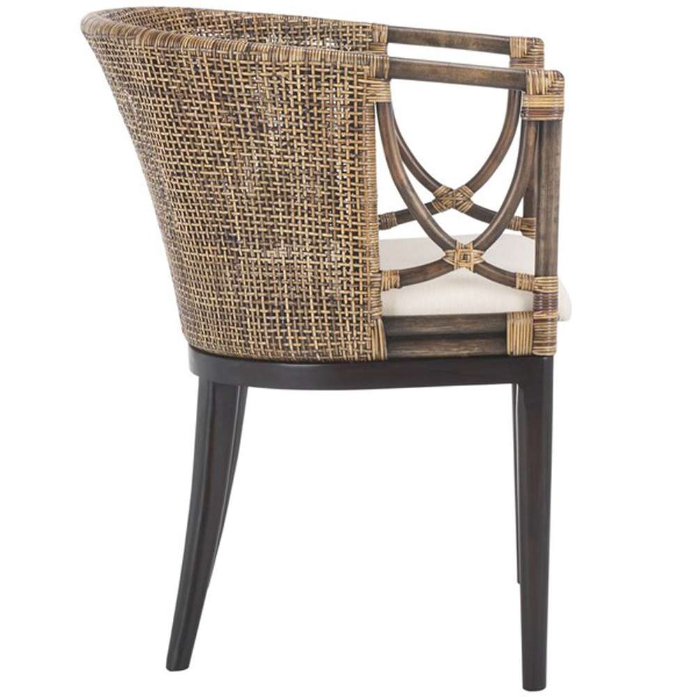 Safavieh - Beningo Arm Chair - Brown - White - SEA4001A veiw 4